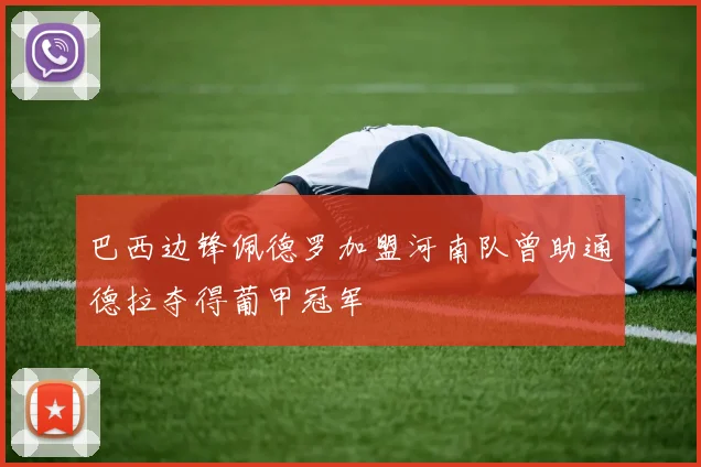 巴西边锋佩德罗加盟河南队曾助通德拉夺得葡甲冠军